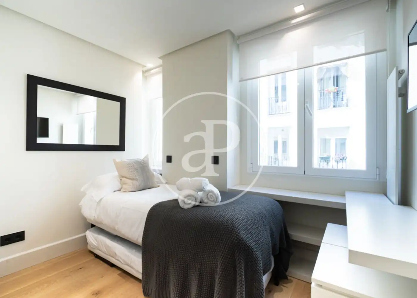 Schlafzimmer von Wohnung zur Miete in Barrio de Salamanca