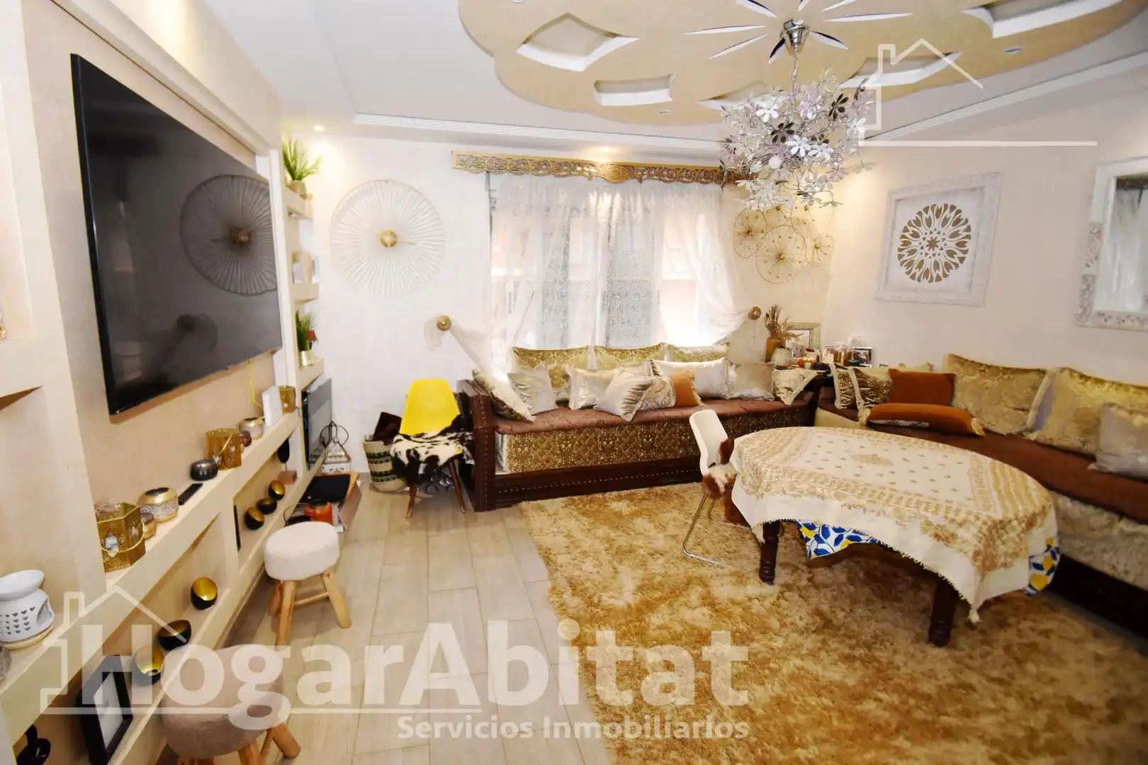 Wohnzimmer von Wohnung zum Verkauf in Vila-real mit Möbliert