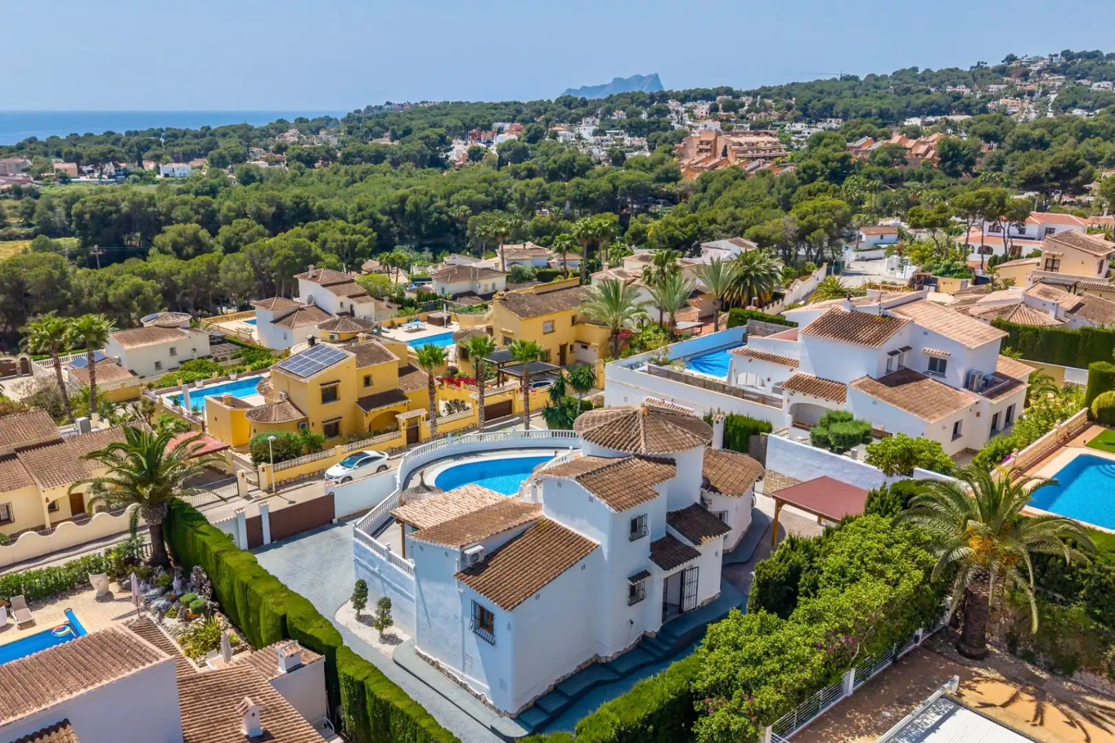 Außenansicht von Haus oder Chalet zum Verkauf in Moraira
