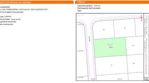 Photo 4 of Industrial land for sale in Lugar Vial Transversal 1, 143, Olmedo, Valladolid