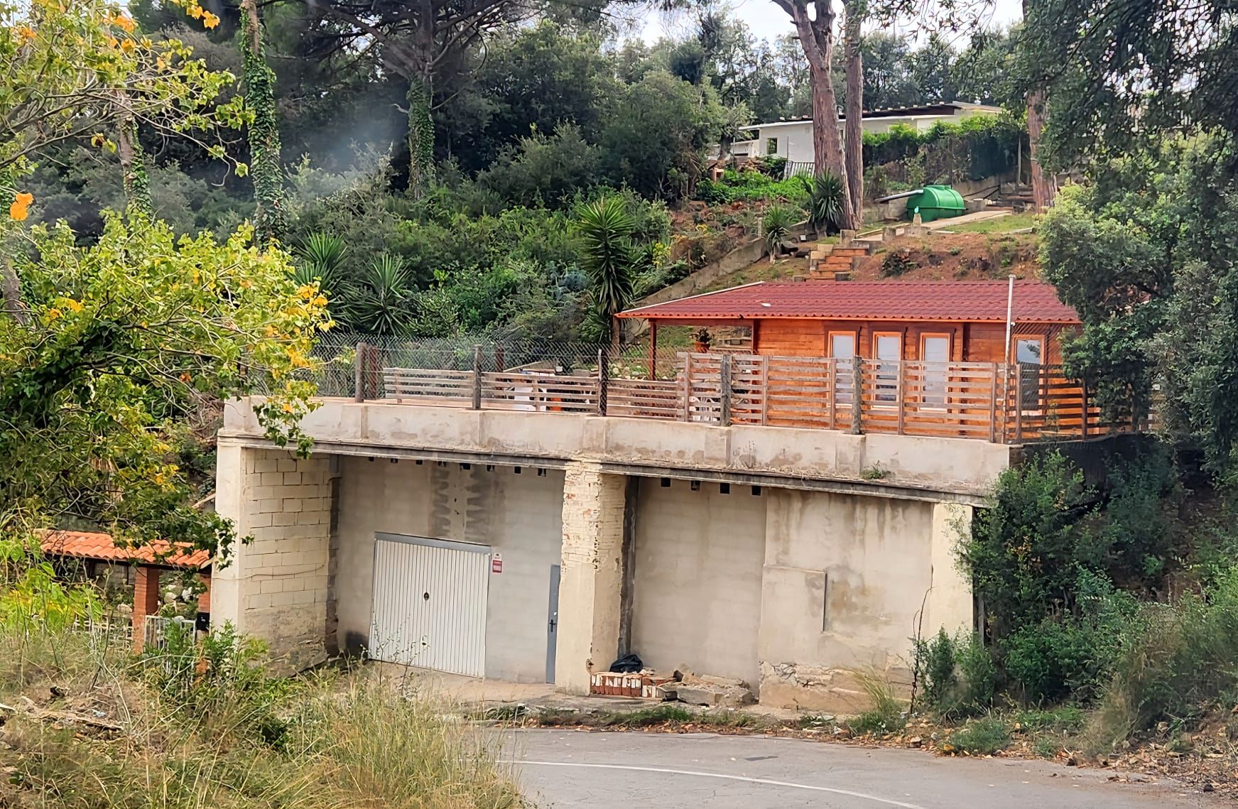 Vista exterior de Casa o chalet en venta en Pineda de Mar con Jardín privado y Terraza