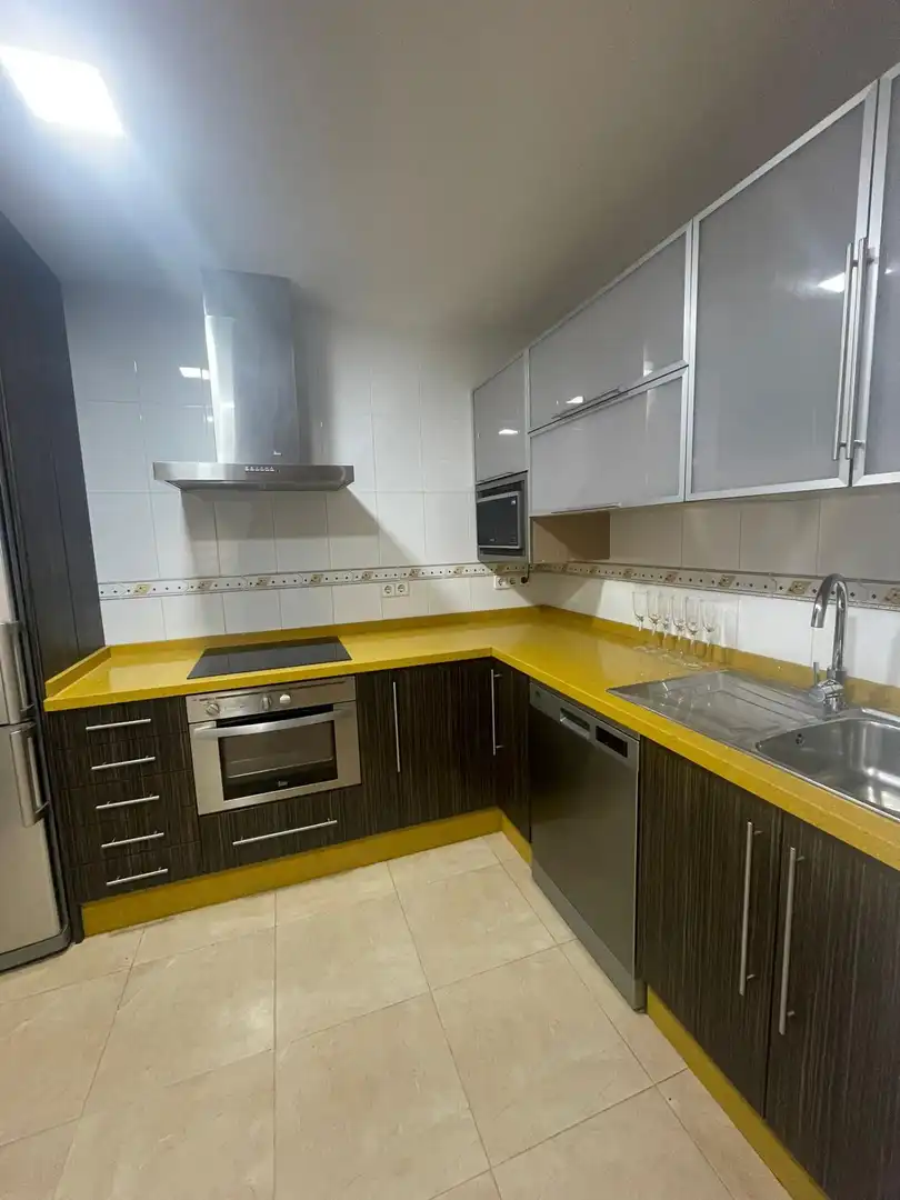 Kitchen of Flat for rent in Murcia  with Air Conditioner, Storage room and Furnished
