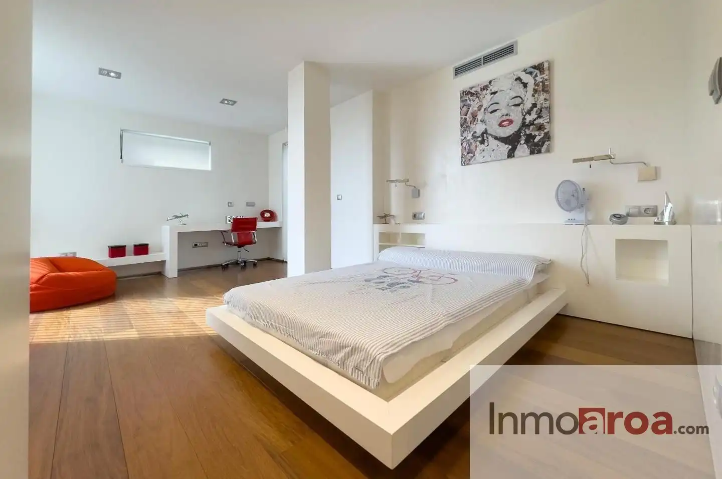 Dormitori de Casa o xalet de lloguer en Benicasim / Benicàssim amb Aire condicionat, Calefacció i Jardí privat