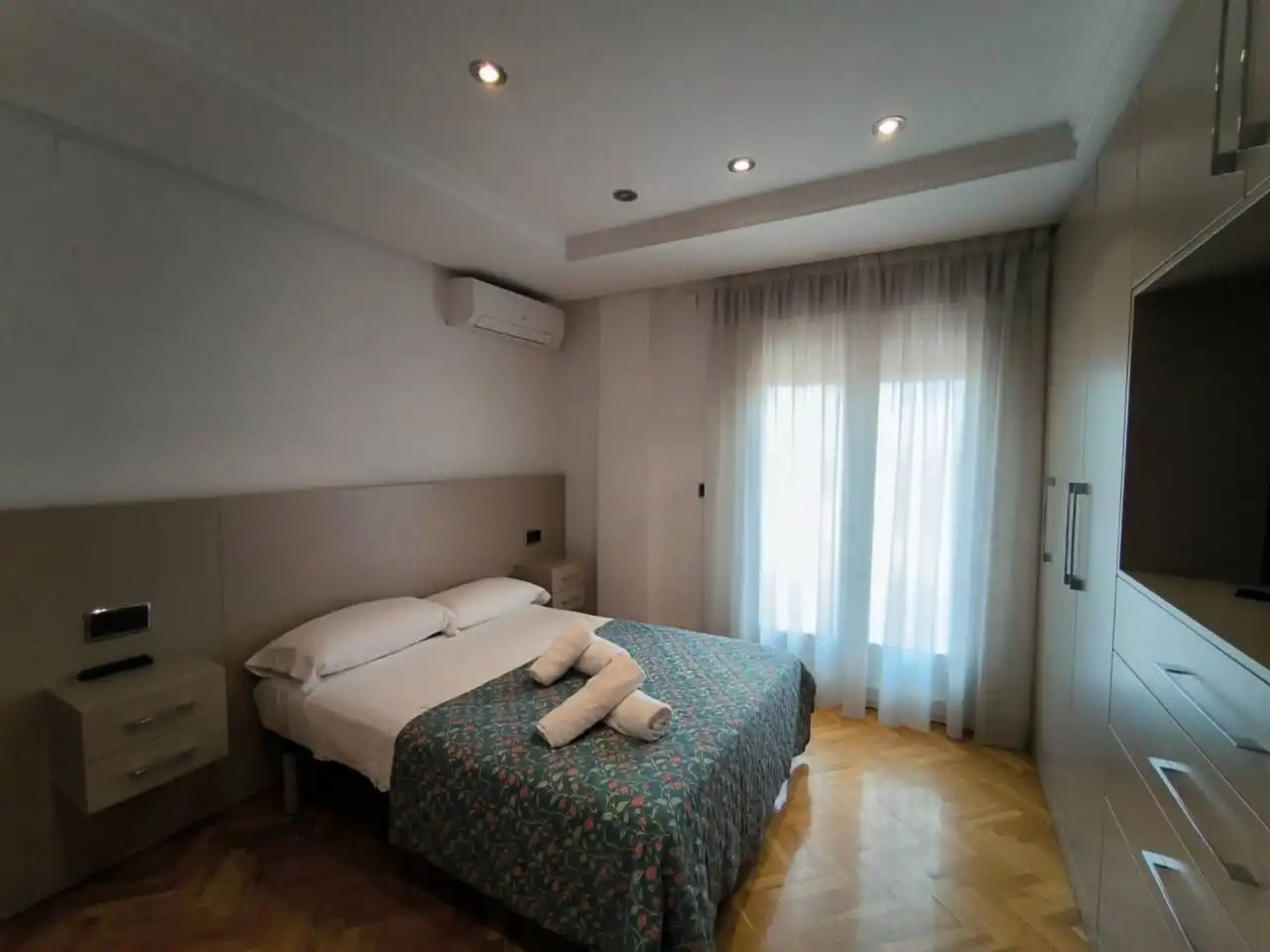Schlafzimmer von Wohnung zum Verkauf in Albacete mit Klimaanlage, Heizung und Parkett