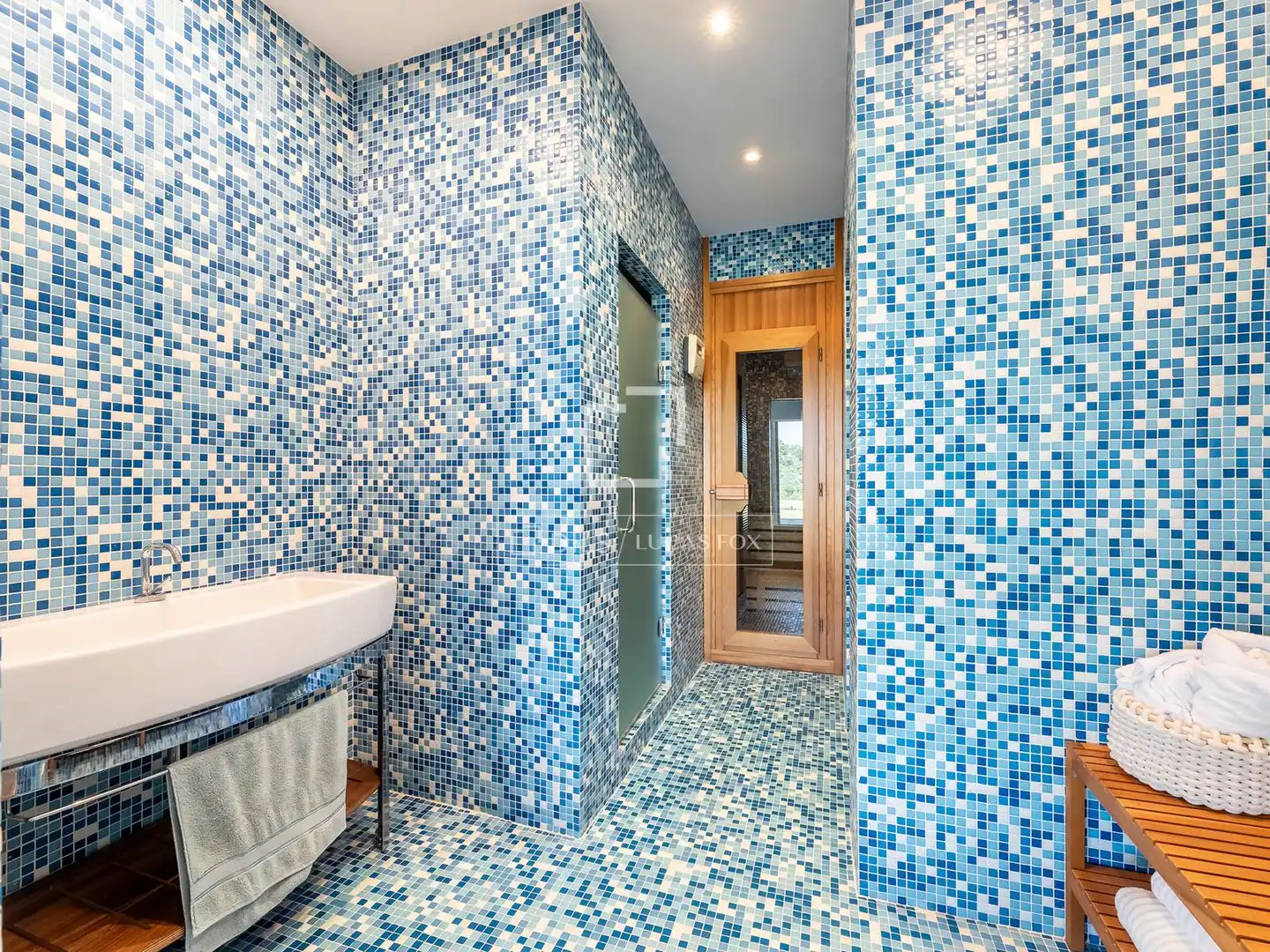 Baño de Casa o chalet en venta en Las Rozas de Madrid con Aire acondicionado, Calefacción y Jardín privado
