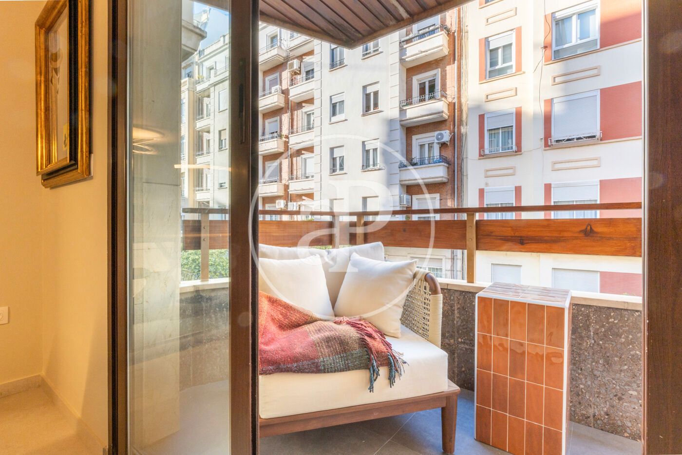 Balcony of Flat for sale in  Valencia Capital  with Air Conditioner, Heating and Storage room