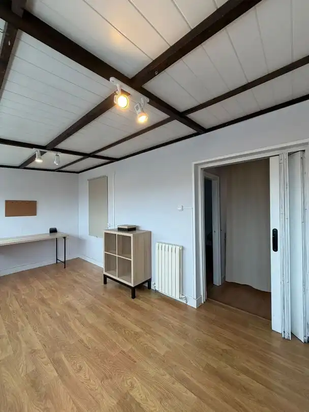 Wohnzimmer von Wohnung zur Miete in Gijón  mit Heizung und Terrasse