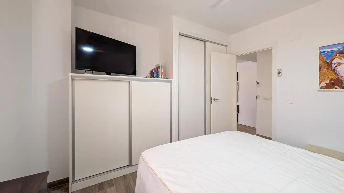 Schlafzimmer von Wohnung zum Verkauf in Santa Pola mit Klimaanlage, Terrasse und Möbliert