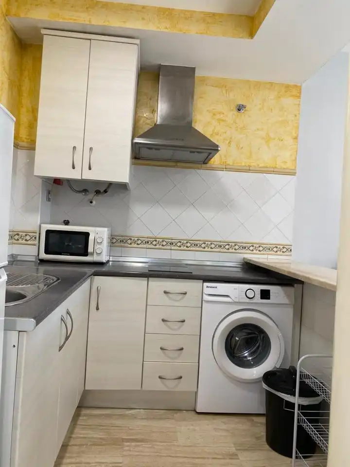 Kitchen of Flat for rent in Dos Hermanas  with Air Conditioner and Furnished