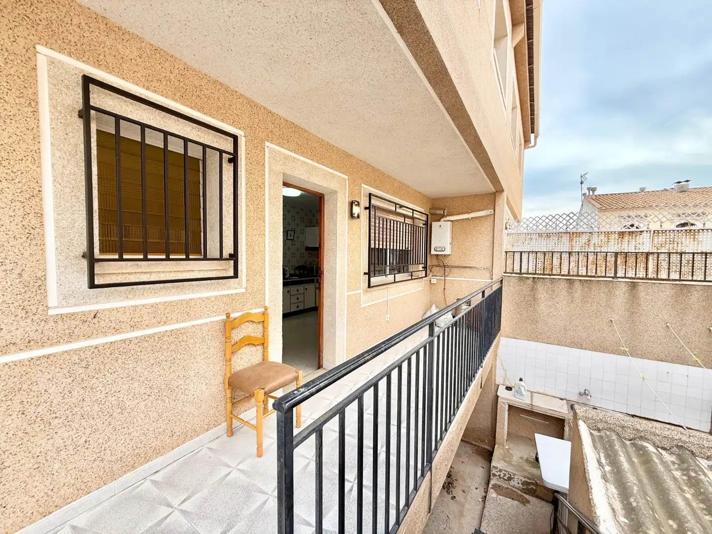 Terrassa de Casa o xalet en venda en San Pedro del Pinatar amb Aire condicionat, Calefacció i Jardí privat