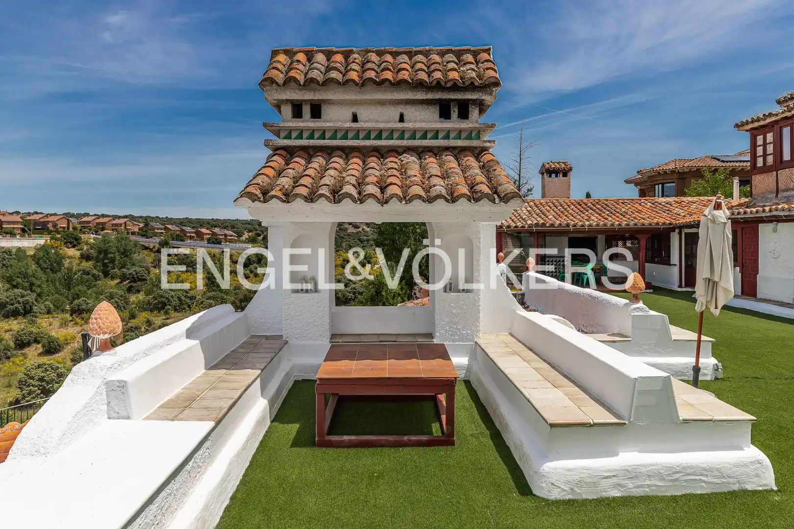 Terraza de Casa o chalet de alquiler en Las Rozas de Madrid con Calefacción, Jardín privado y Terraza