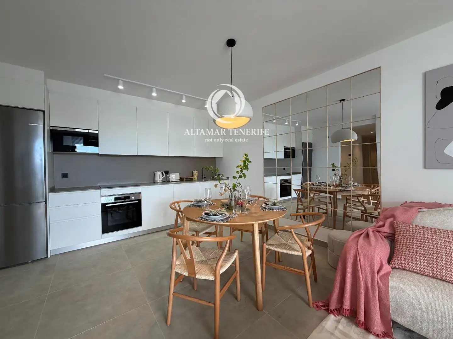 Küche von Wohnungen zur Miete in Adeje mit Terrasse, Abstellraum und Schwimmbad