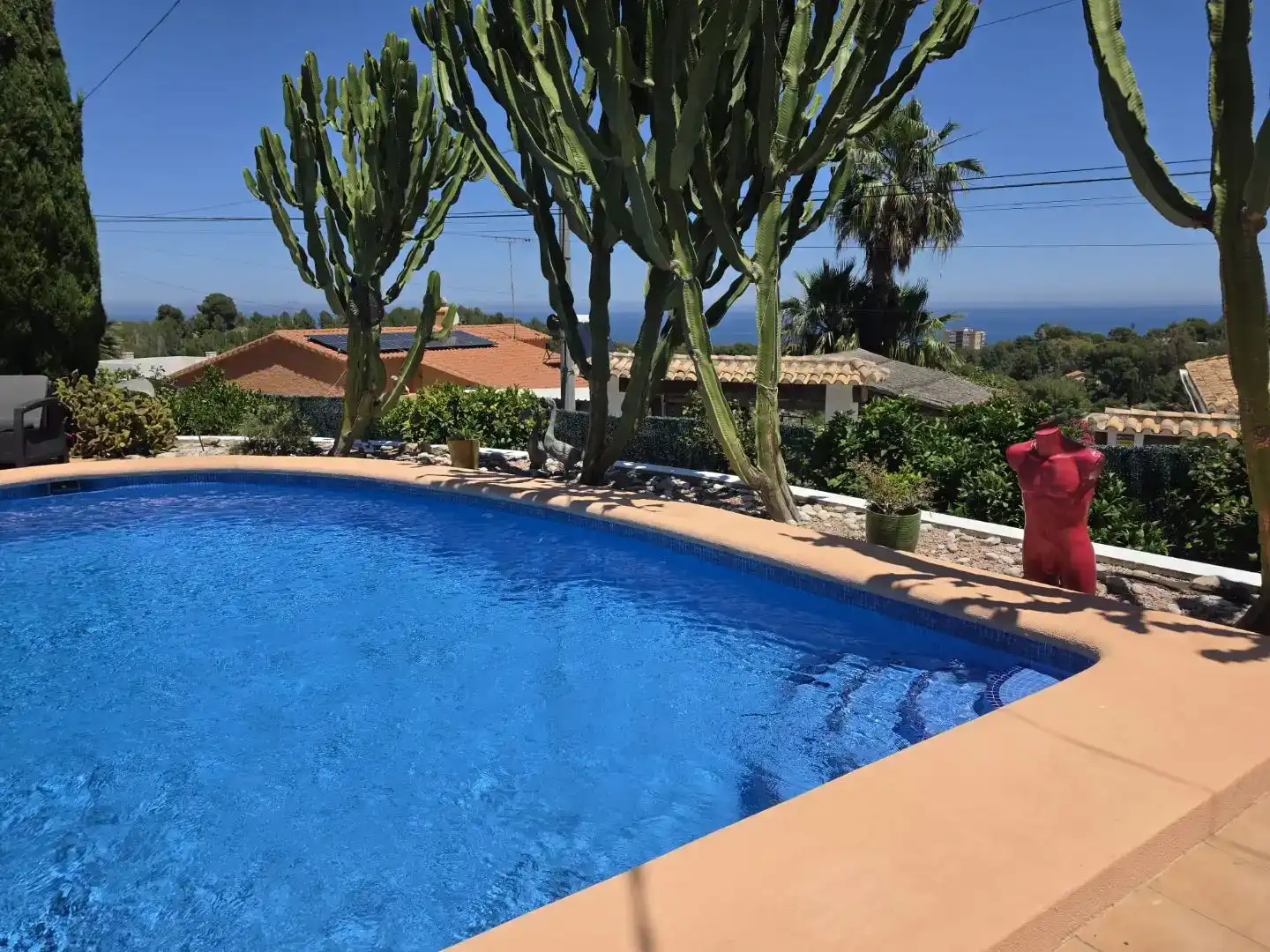 Piscina de Casa o chalet en venta en Dénia con Aire acondicionado, Jardín privado y Trastero