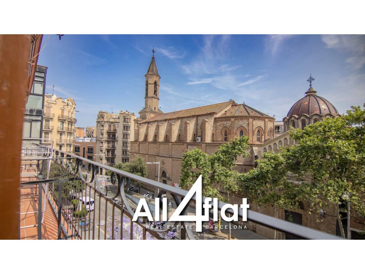 Exterior view of Flat to rent in  Barcelona Capital  with Parquet flooring, Furnished and Balcony