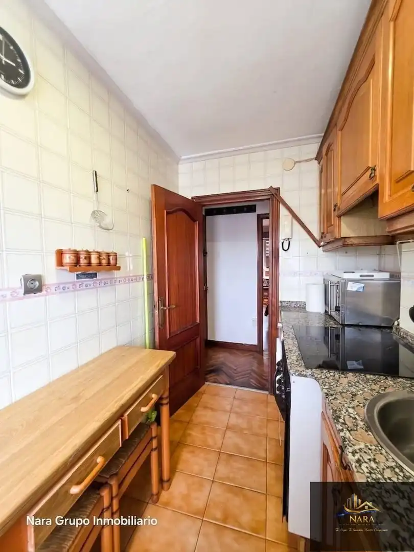 Küche von Wohnung zum Verkauf in Santander mit Heizung, Parkett und Möbliert
