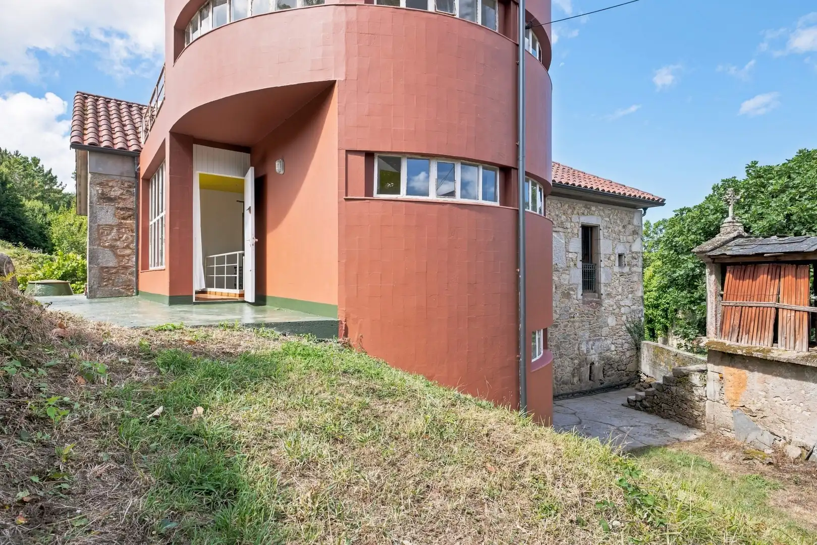 Vista exterior de Finca rústica en venta en Vilarmaior con Calefacción, Jardín privado y Terraza