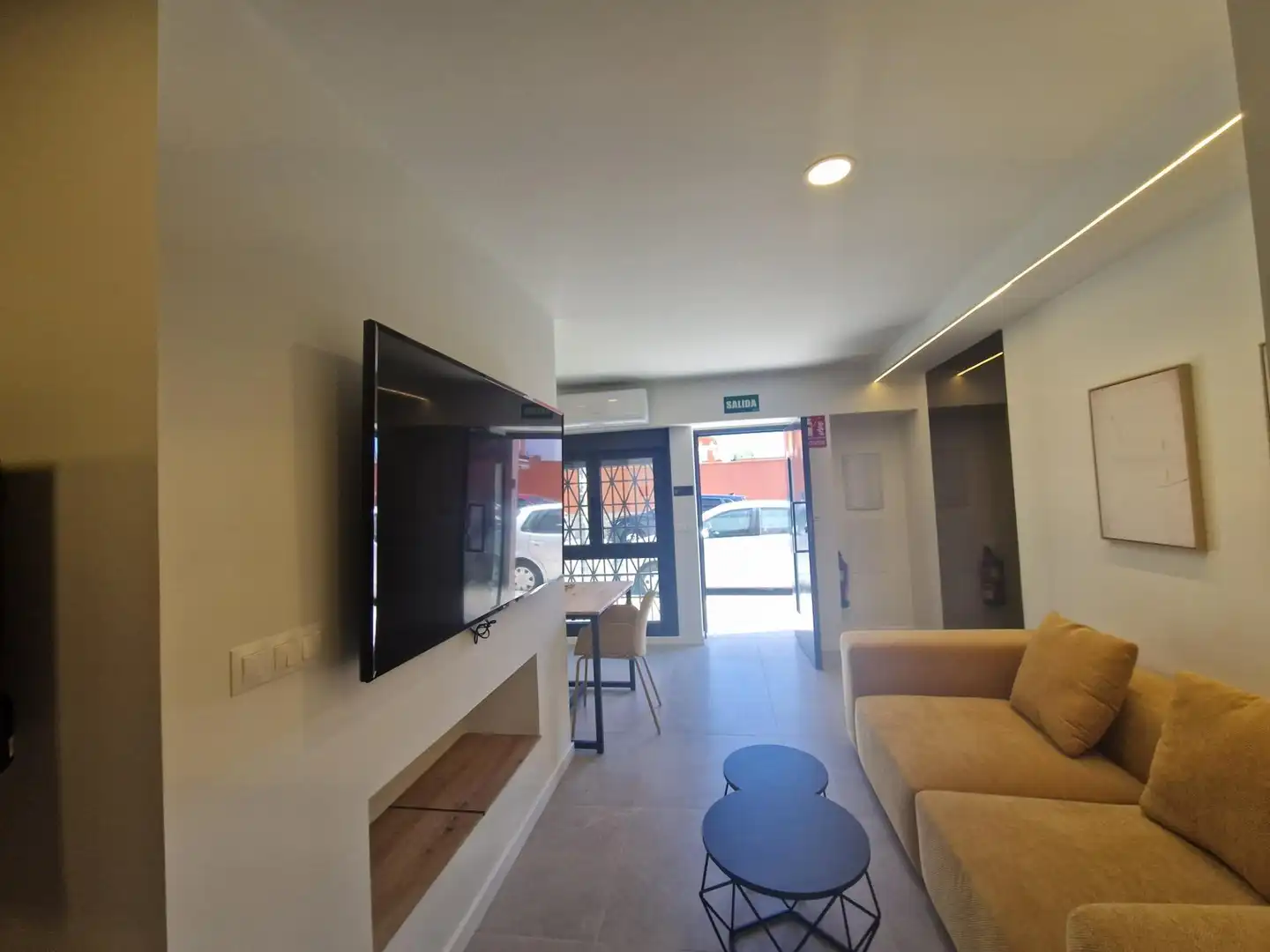 Sala de estar de Planta baja en venta en Bormujos con Aire acondicionado y Amueblado