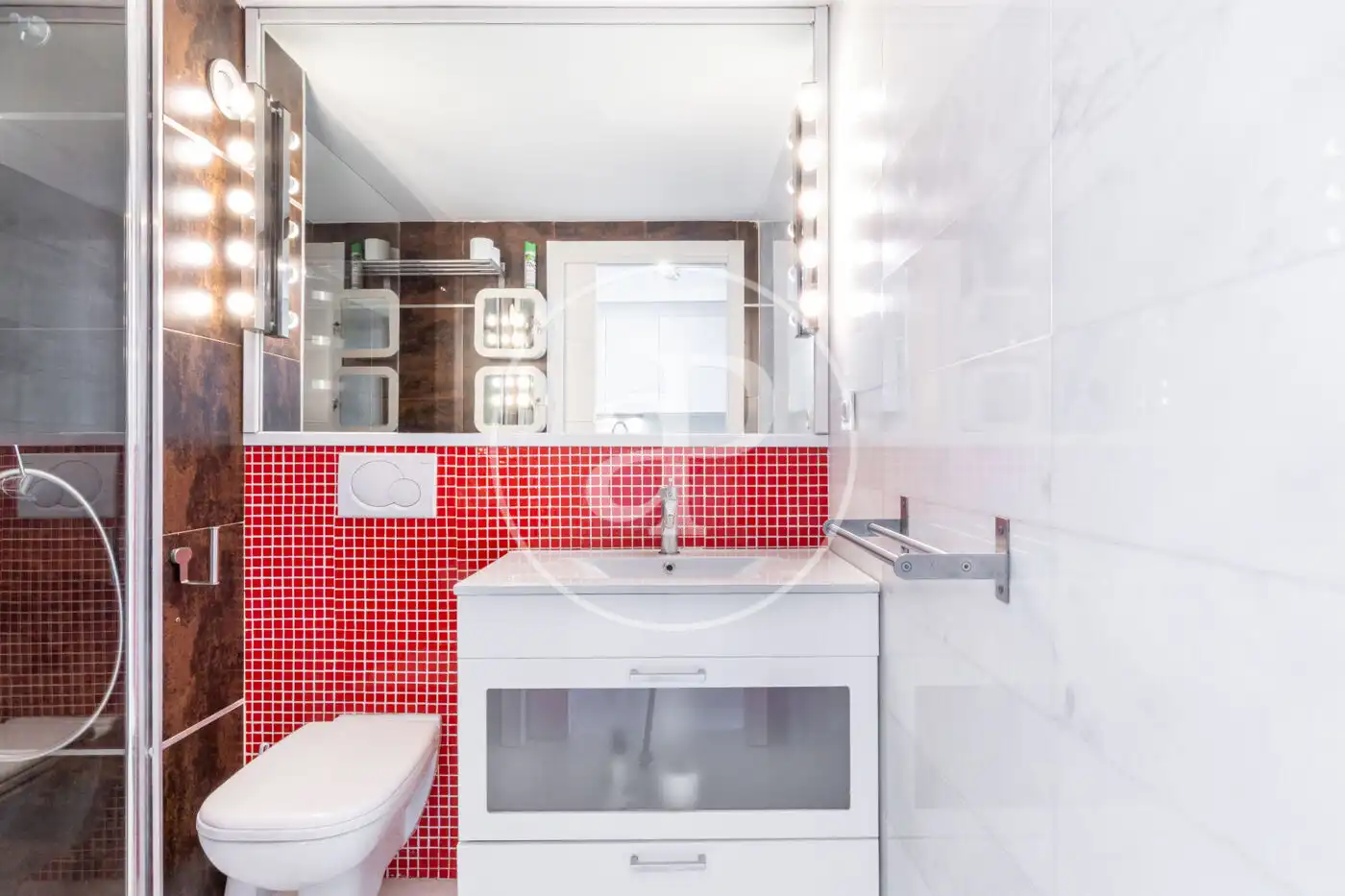 Baño de Loft de alquiler en Valencia con Aire acondicionado, Calefacción y Jardín privado