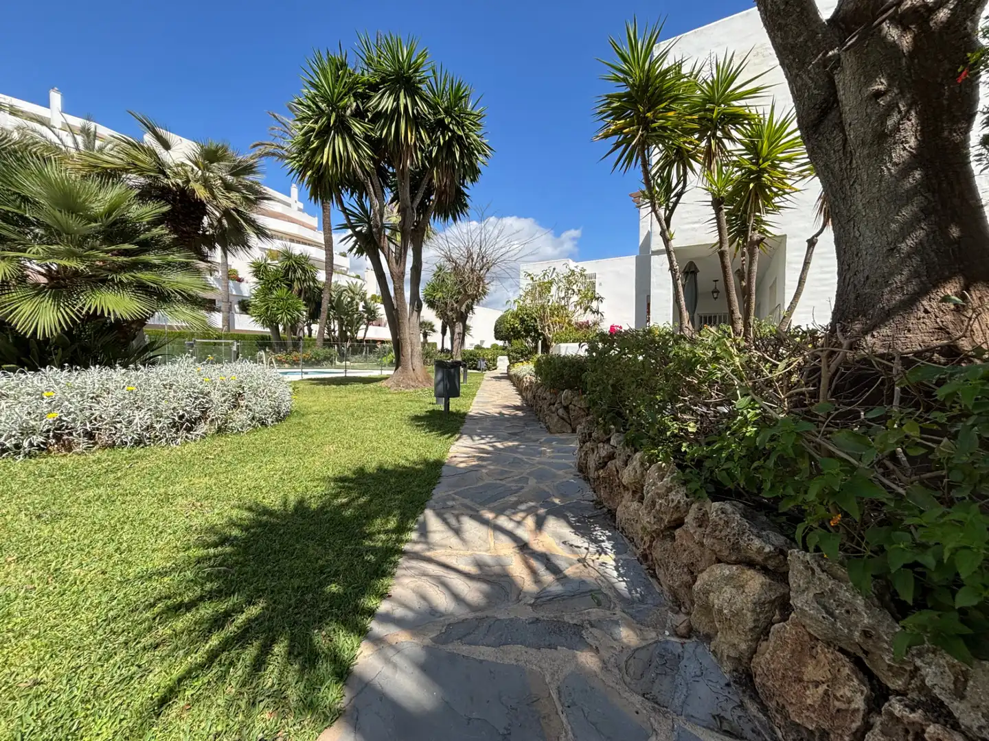 Garden of Flat for sale in Marbella  with Air Conditioner, Private garden and Terrace