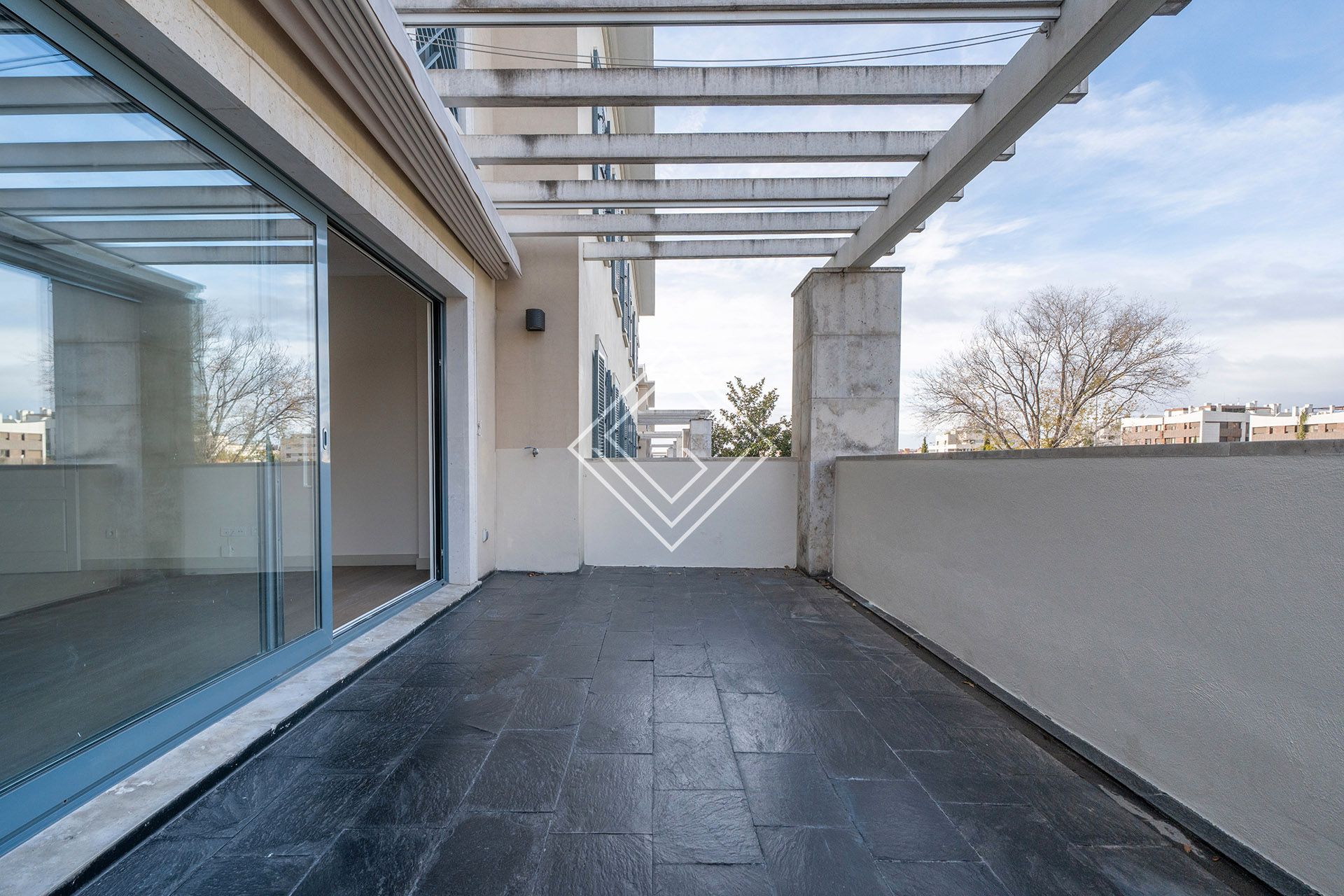 Terrace of Flat to rent in  Madrid Capital  with Air Conditioner, Heating and Terrace