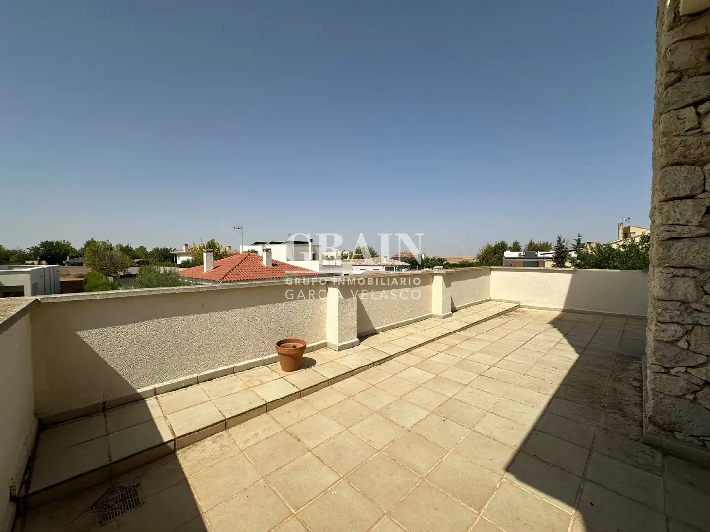 Terrassa de Casa adosada en venda en Albacete amb Calefacció, Jardí privat i Terrassa