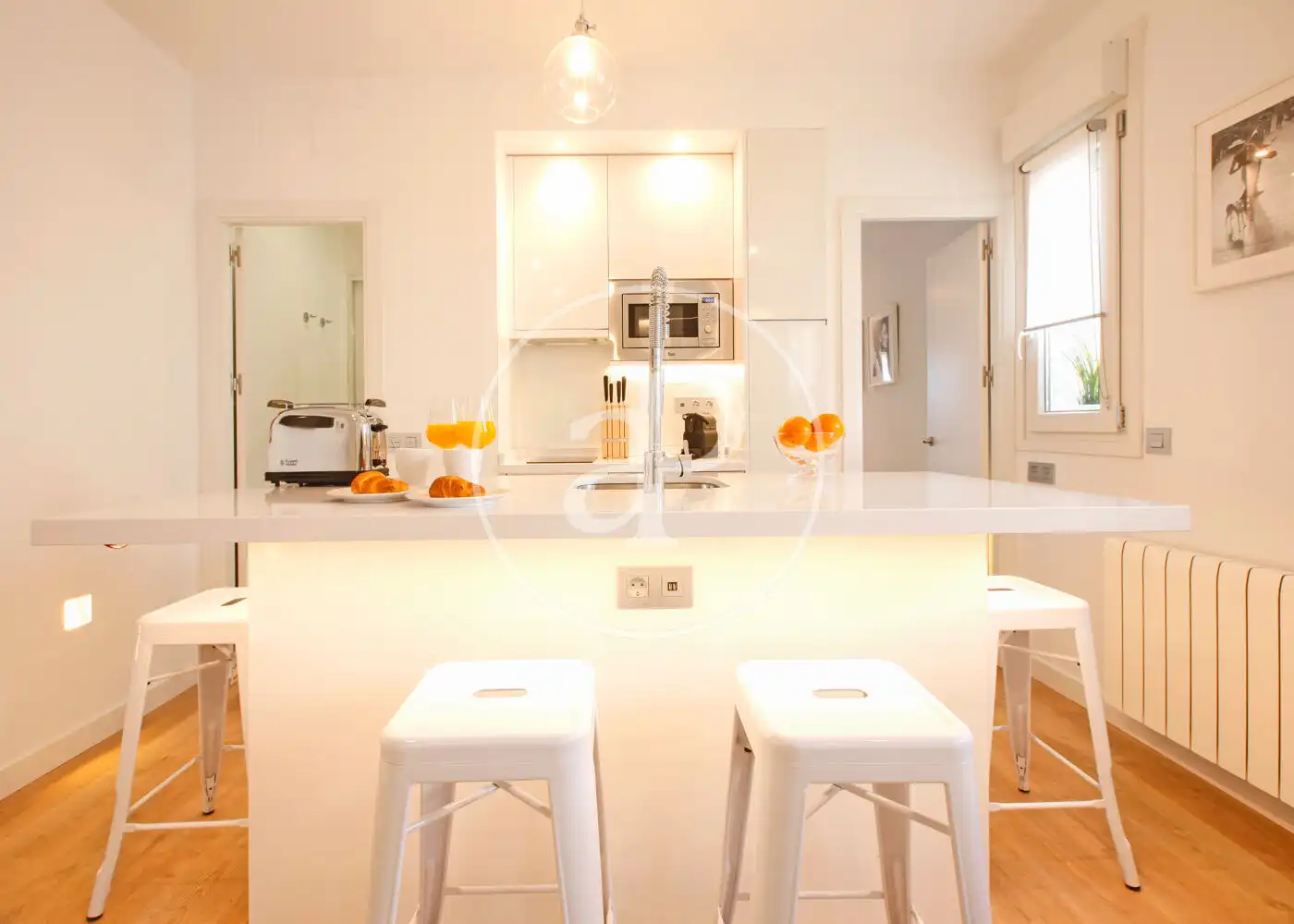 Cocina de Piso de alquiler en Madrid con Aire acondicionado, Calefacción y Amueblado