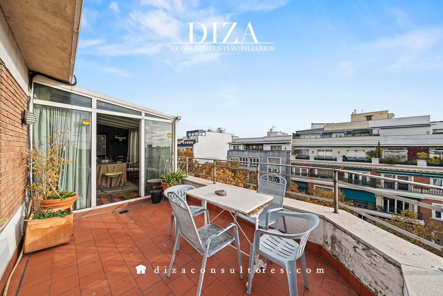 Terrace of Attic for sale in  Madrid Capital  with Air Conditioner, Heating and Terrace