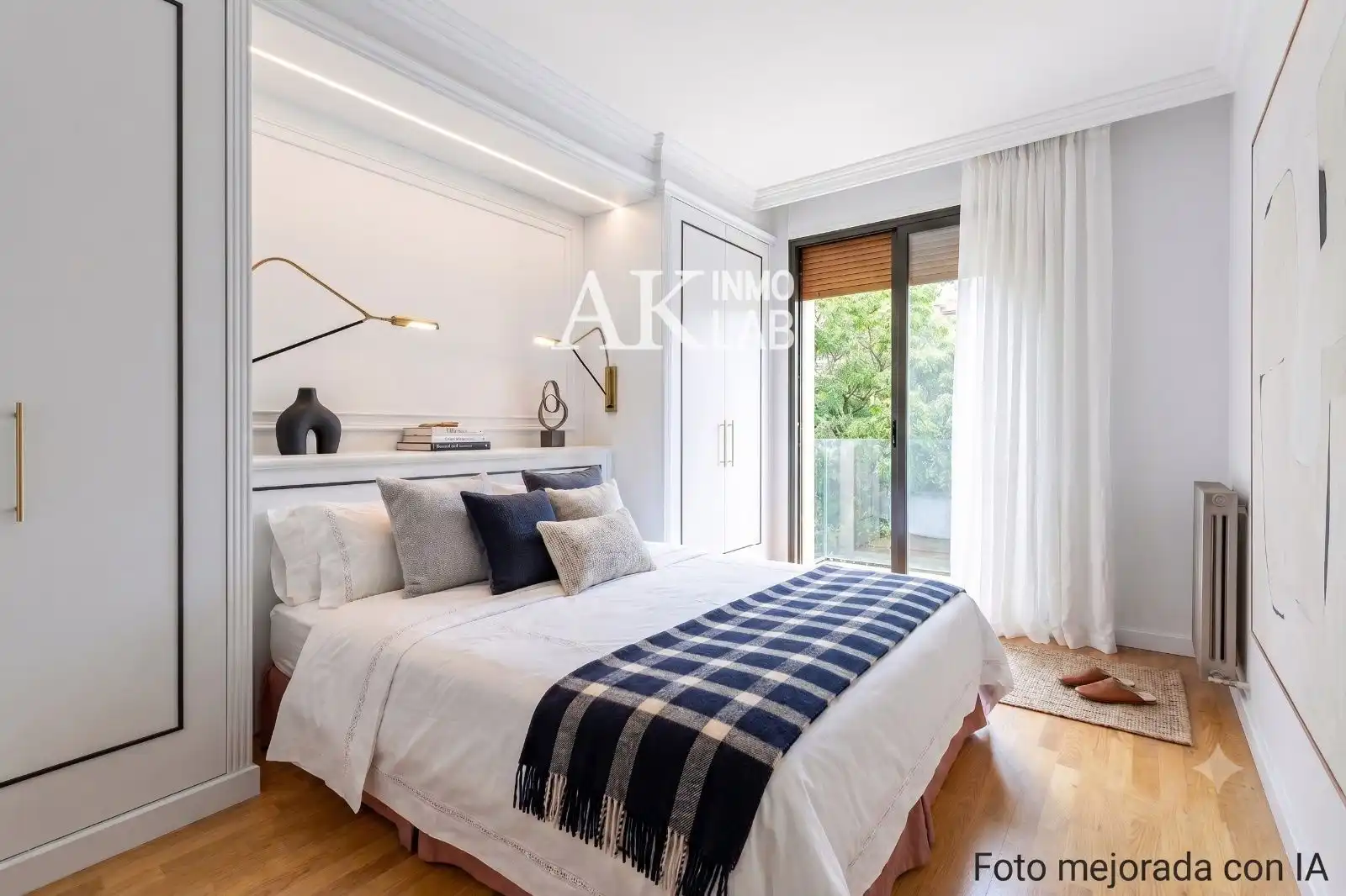 Bedroom of Flat for sale in Barcelona  with Air Conditioner, Heating and Terrace