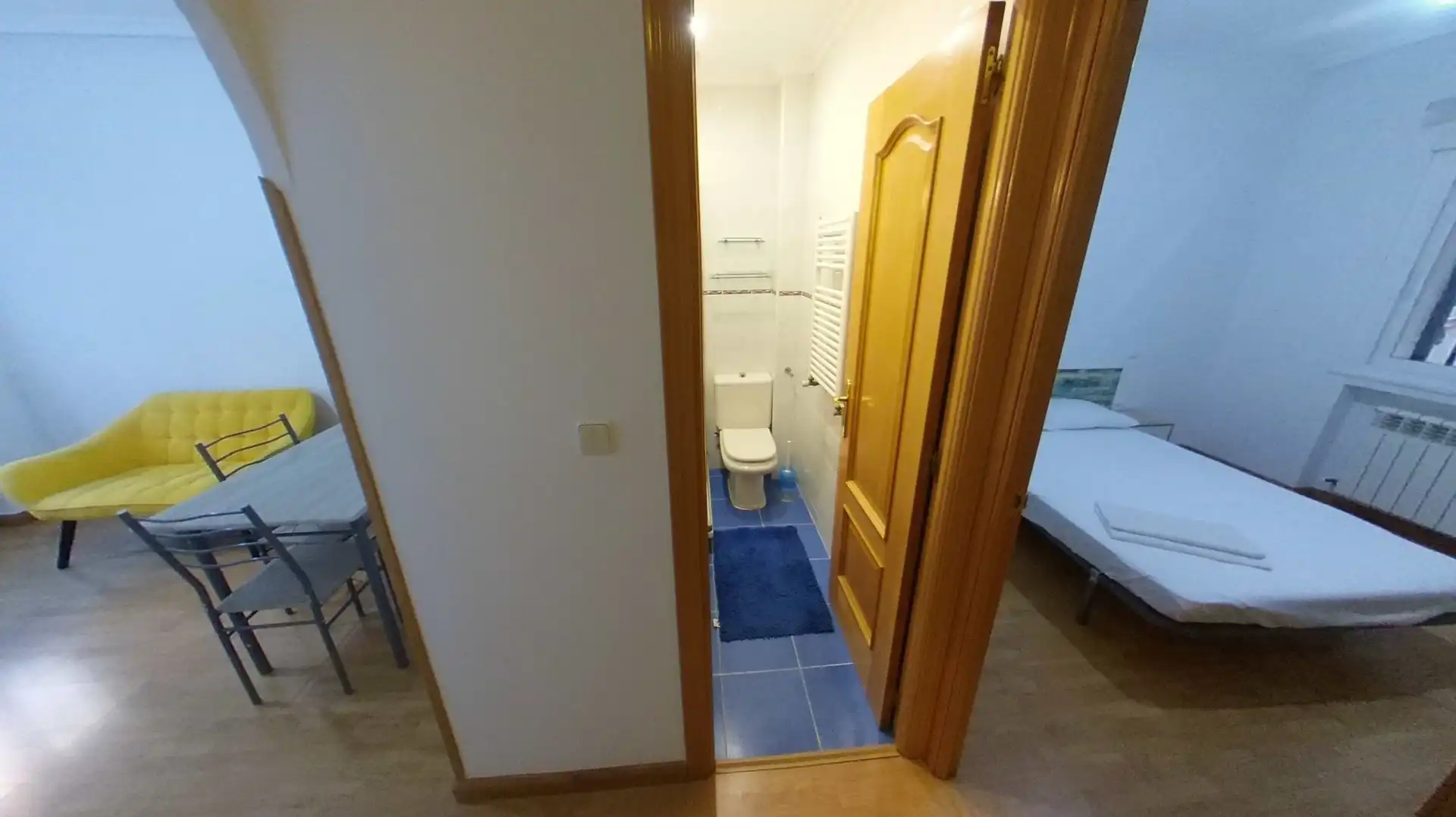 Badezimmer von Wohnung zur Miete in  Madrid Capital mit Heizung, Abstellraum und Möbliert