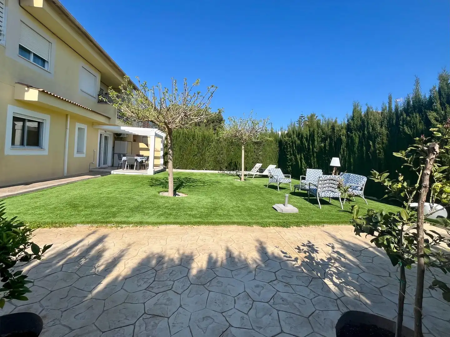Garden of Apartments for rent in Sant Llorenç des Cardassar  with Air Conditioner, Heating and Private garden
