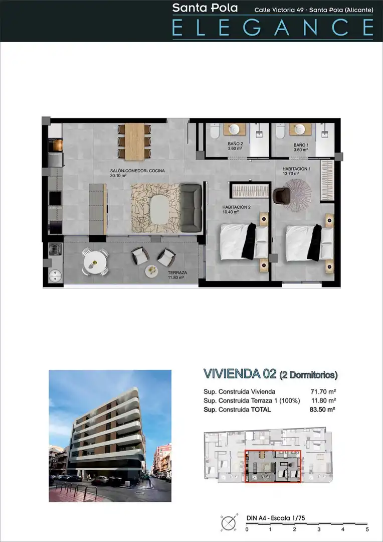 Appartamento con ascensore in vendita a Victoria 47, imagen 14
