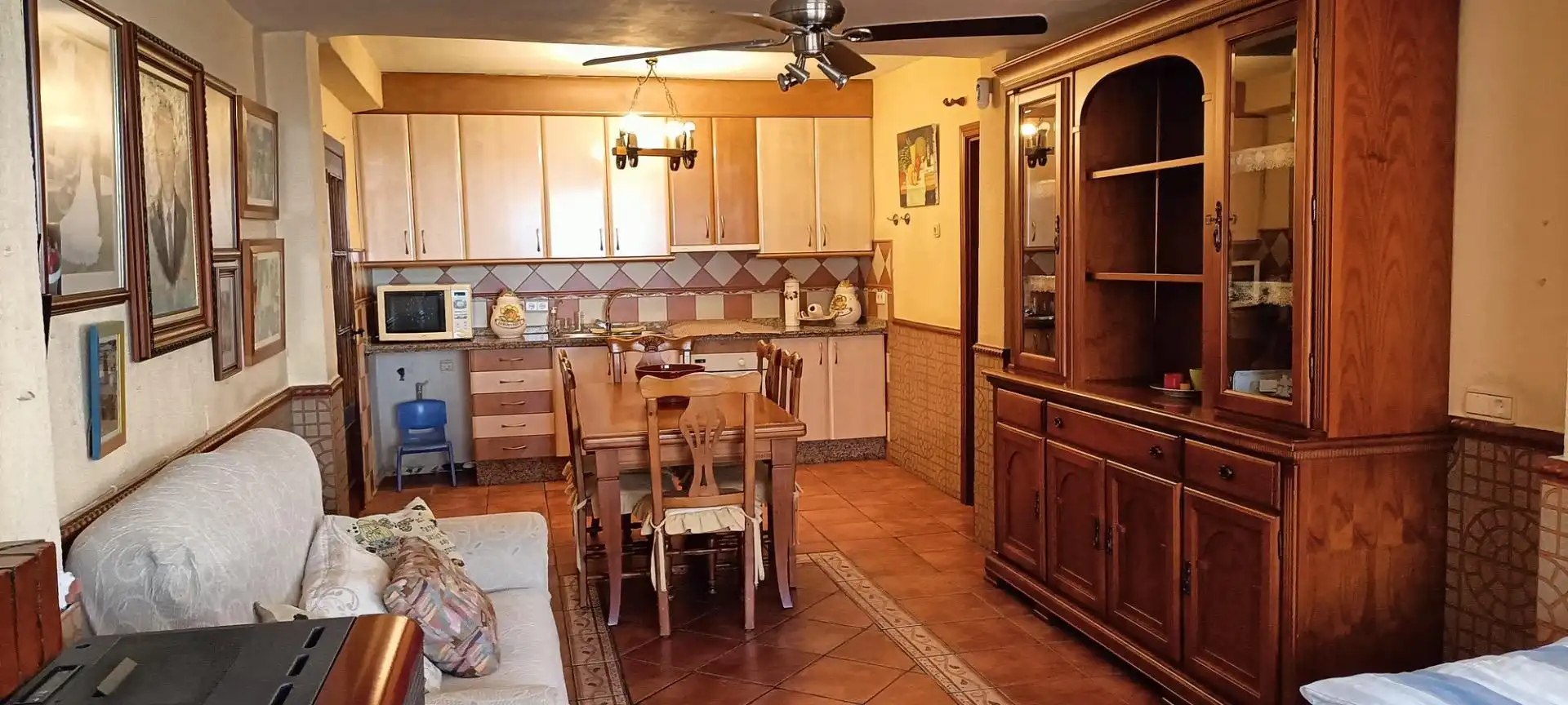 Cocina de Casa o chalet en venta en La Nucia con Aire acondicionado, Jardín privado y Terraza