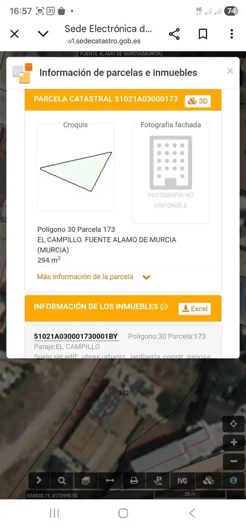 Aparcament de Local en venda en Fuente Álamo de Murcia