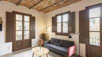 Sala d'estar de Apartament en venda en  Barcelona Capital amb Aire condicionat, Parquet i Balcó