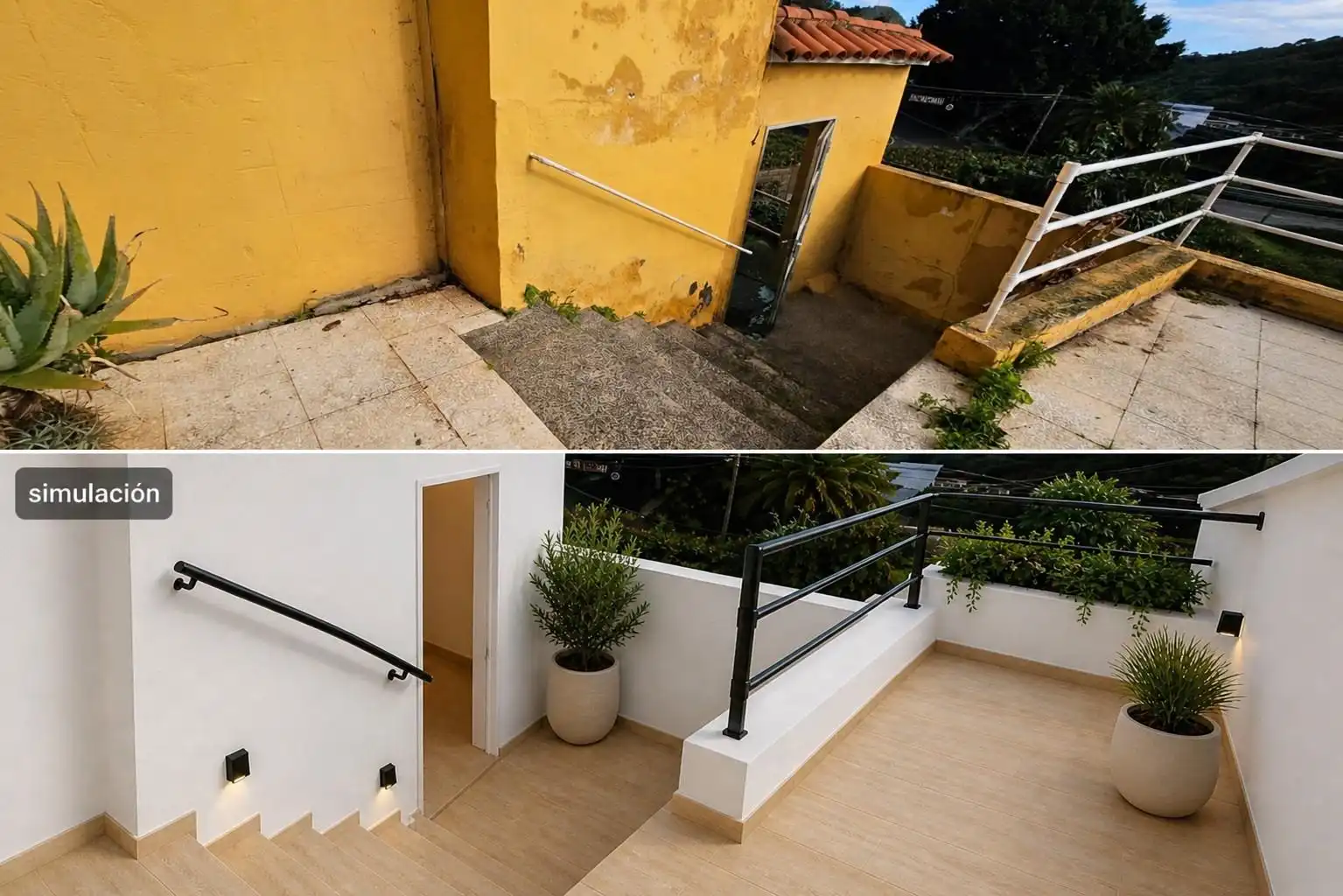 Terraza de Casa adosada en venta en Santa Brígida