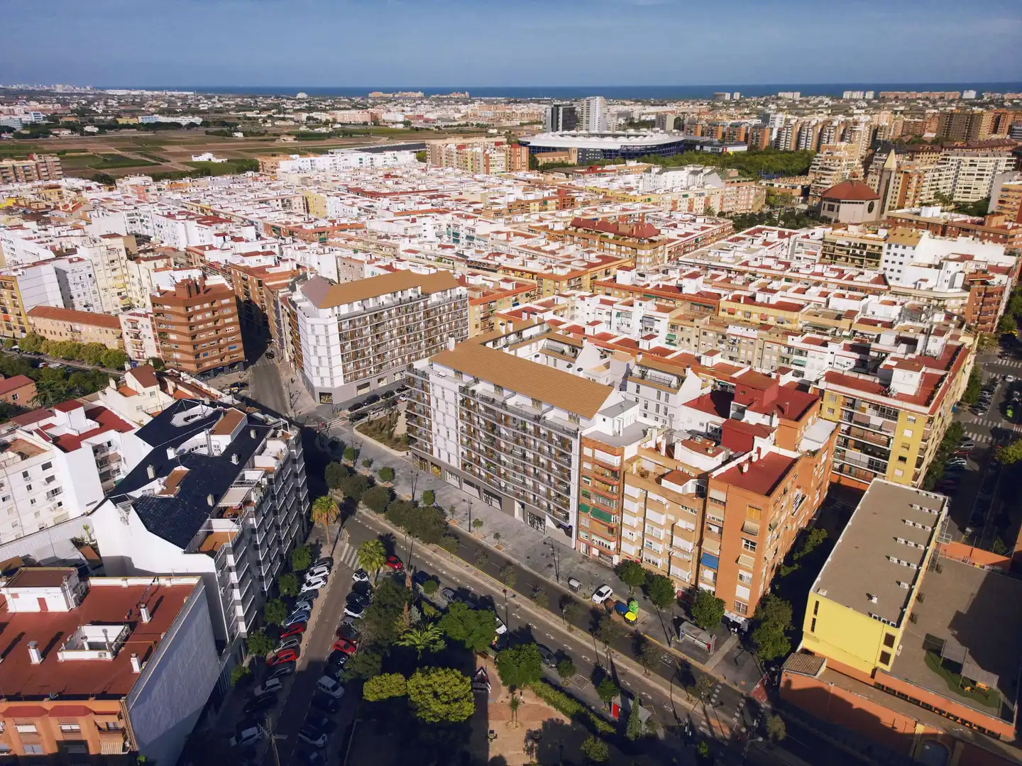 Vista exterior de Àtic en venda en Valencia amb Aire condicionat, Terrassa i Traster