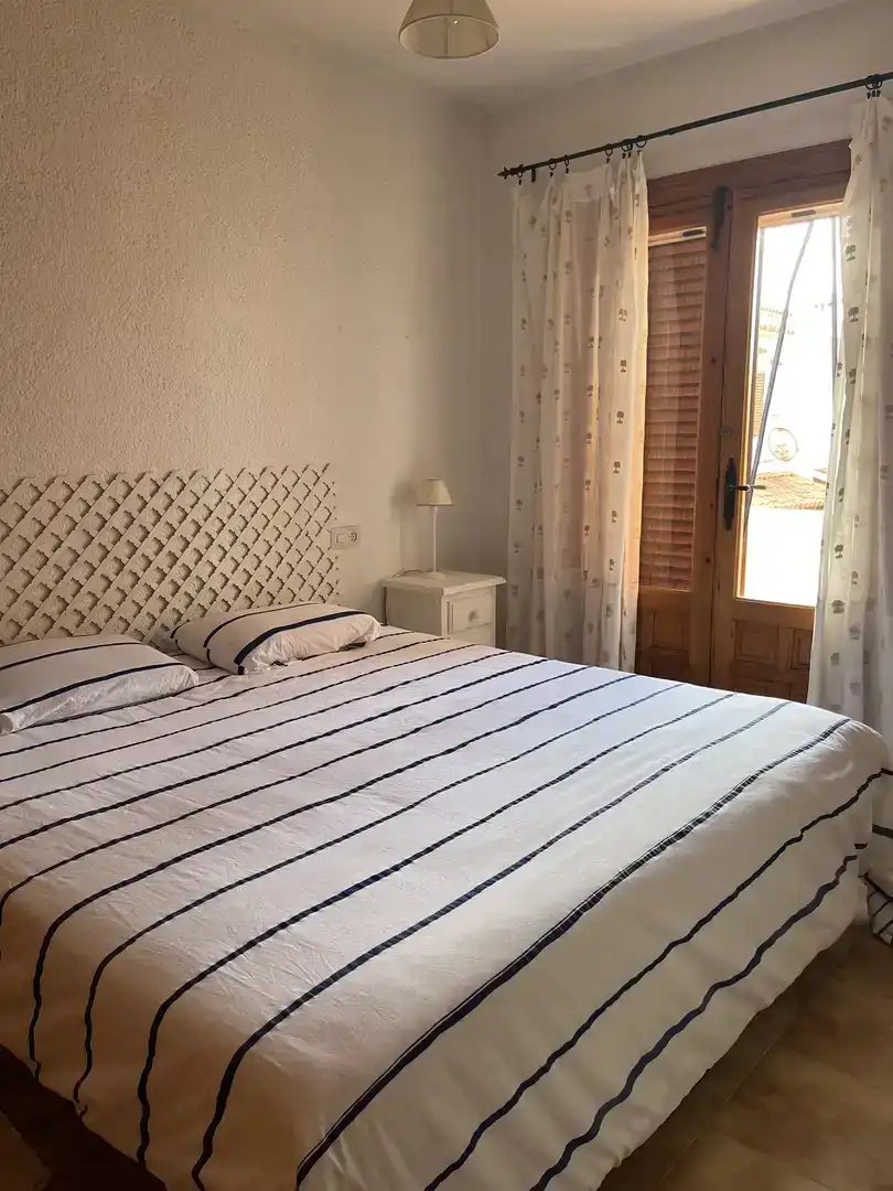 Bedroom of Flat for rent in Els Poblets  with Air Conditioner, Private garden and Storage room