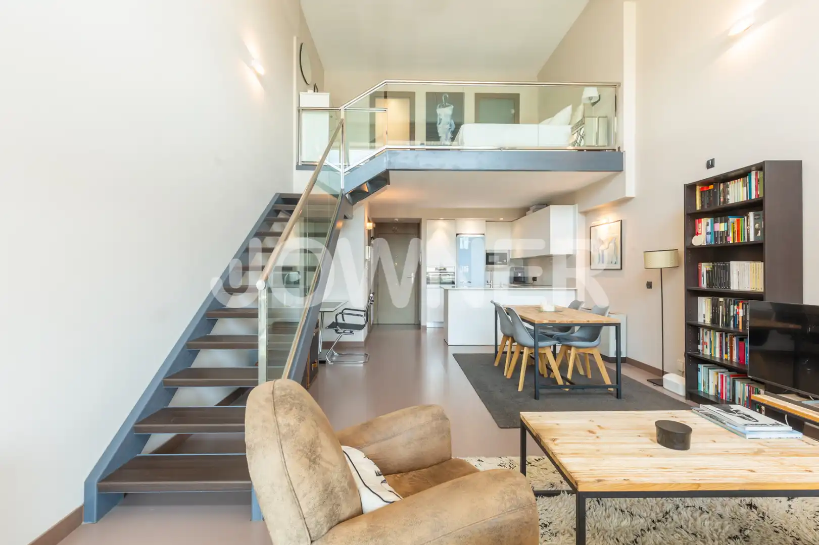 Living room of Flat for rent in Madrid  with Air Conditioner and Furnished