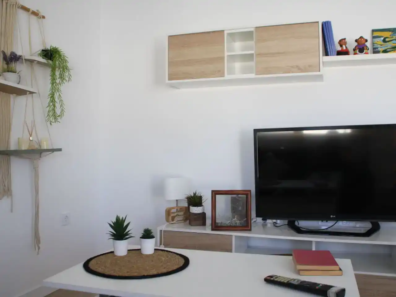 Wohnzimmer von Dachboden zur Miete in  Albacete Capital mit Klimaanlage und Schwimmbad