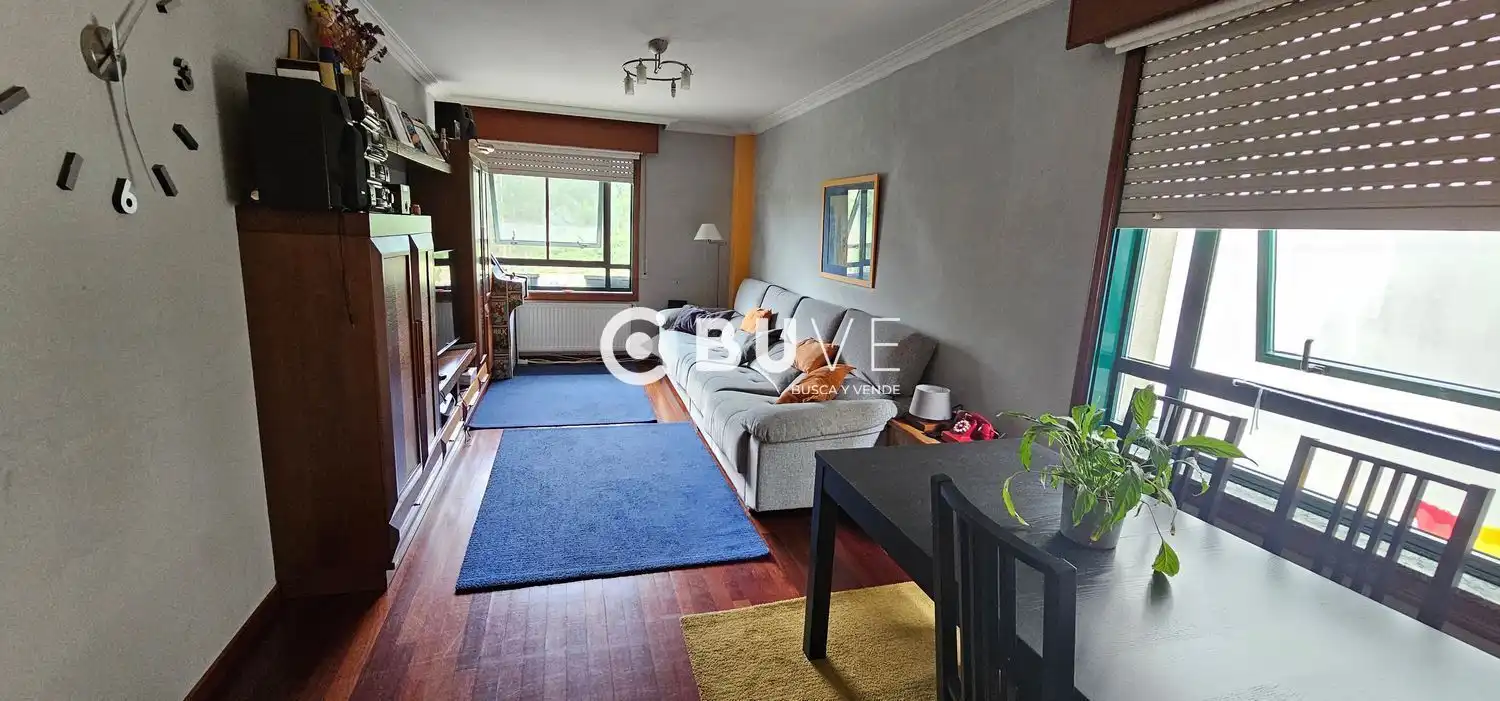 Sala de estar de Dúplex en venta en Teo con Calefacción, Trastero y Amueblado