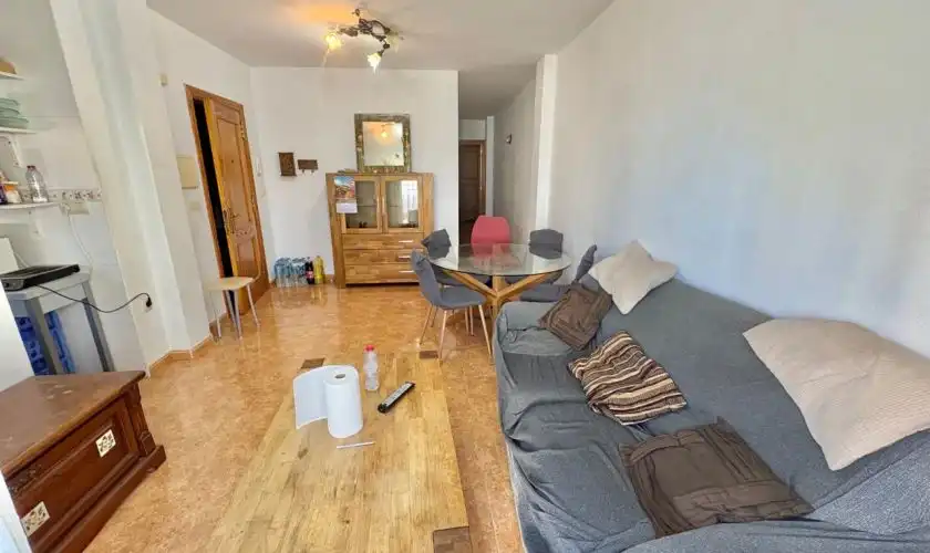 Sala de estar de Piso en venta en Carboneras con Aire acondicionado, Calefacción y Amueblado