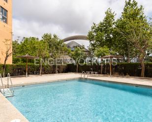 Piscina de Apartament de lloguer en  Valencia Capital amb Aire condicionat, Calefacció i Jardí privat