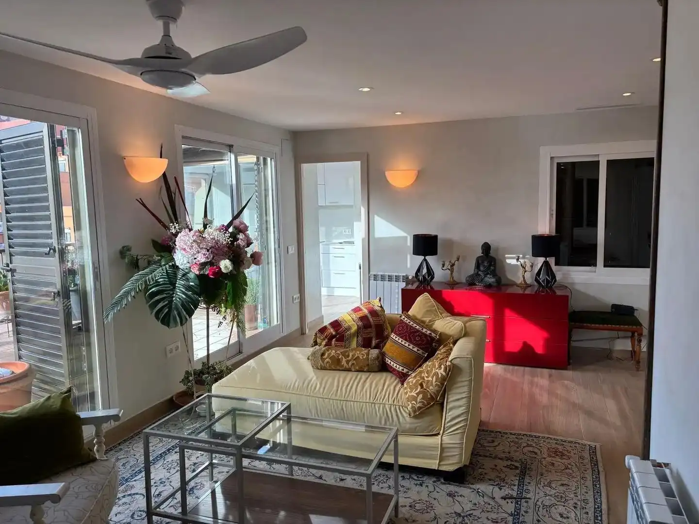 Living room of Attic for sale in  Palma de Mallorca  with Air Conditioner, Heating and Terrace
