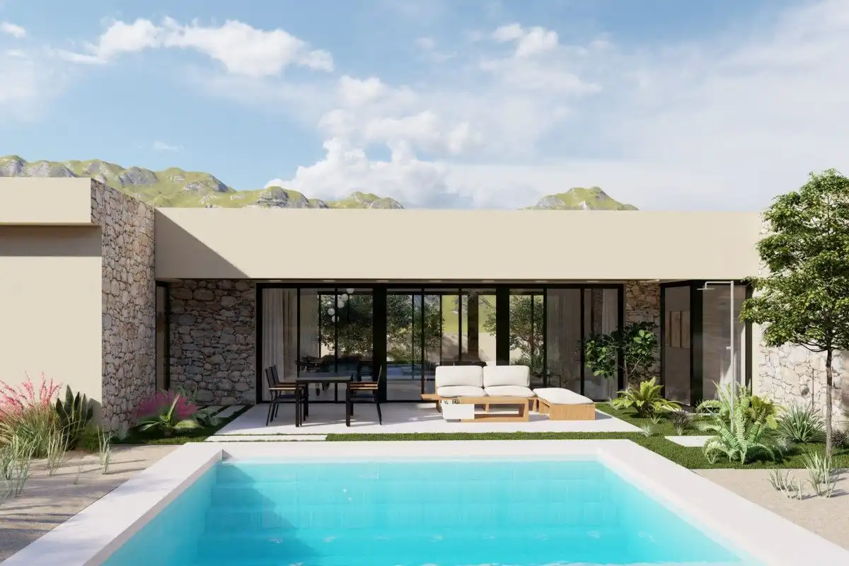 Detached house with pool for sale in Yecla
