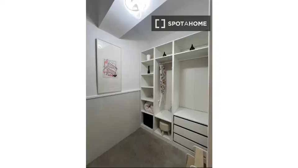 Habitación de Piso de alquiler en Madrid con Aire acondicionado, Calefacción y Amueblado