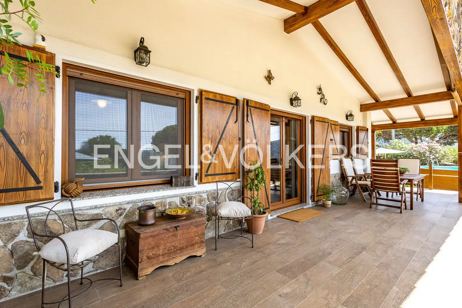 Terraza de Casa o chalet en venta en Vilanova del Vallès con Aire acondicionado, Calefacción y Jardín privado