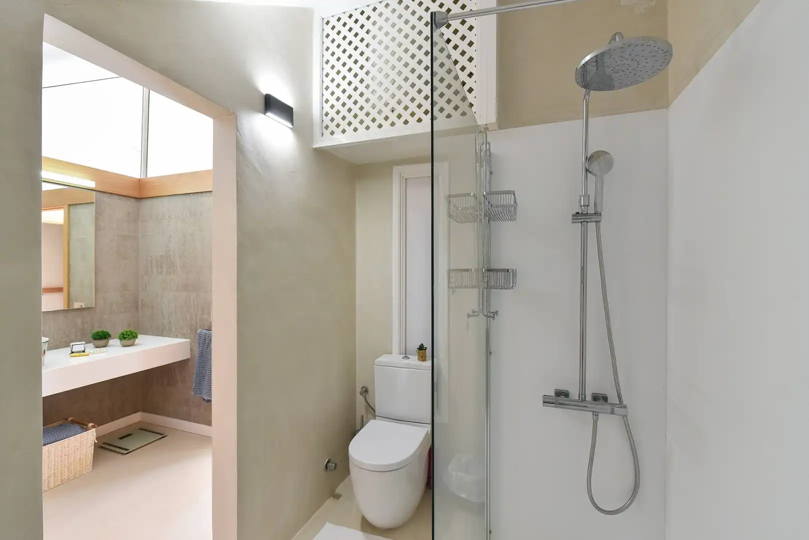 Badezimmer von Haus oder Chalet zur Miete in San Bartolomé de Tirajana mit Gemeinschaftspool