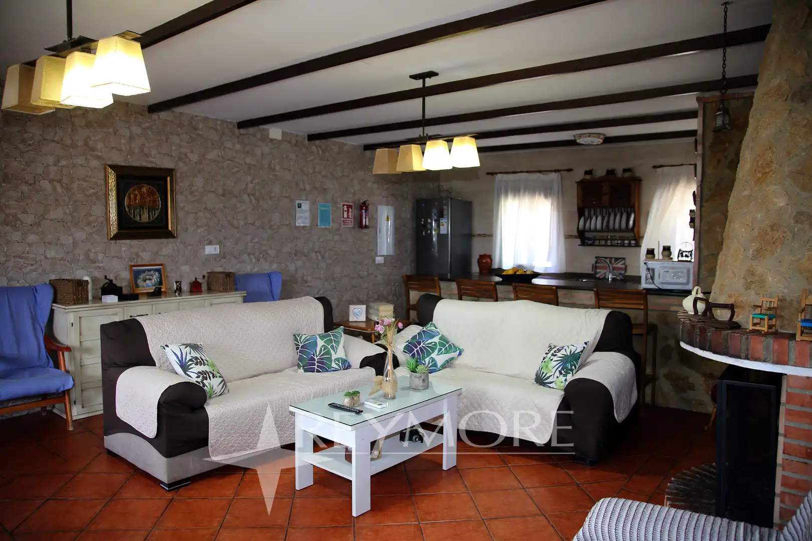 Sala de estar de Casa o chalet en venta en Almodóvar del Río con Aire acondicionado, Calefacción y Jardín privado