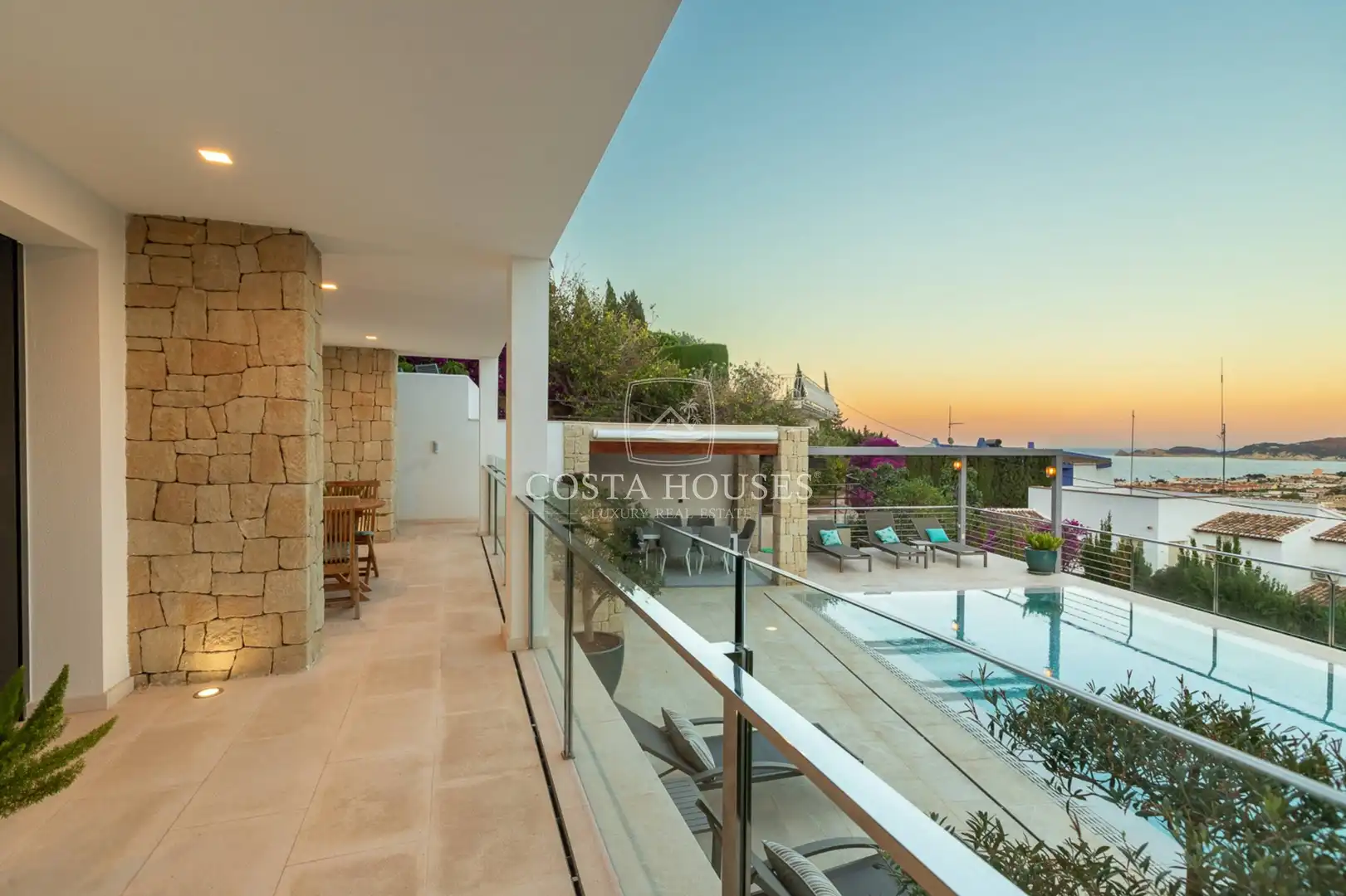 Terraza de Casa o chalet en venta en Jávea / Xàbia con Aire acondicionado, Jardín privado y Terraza