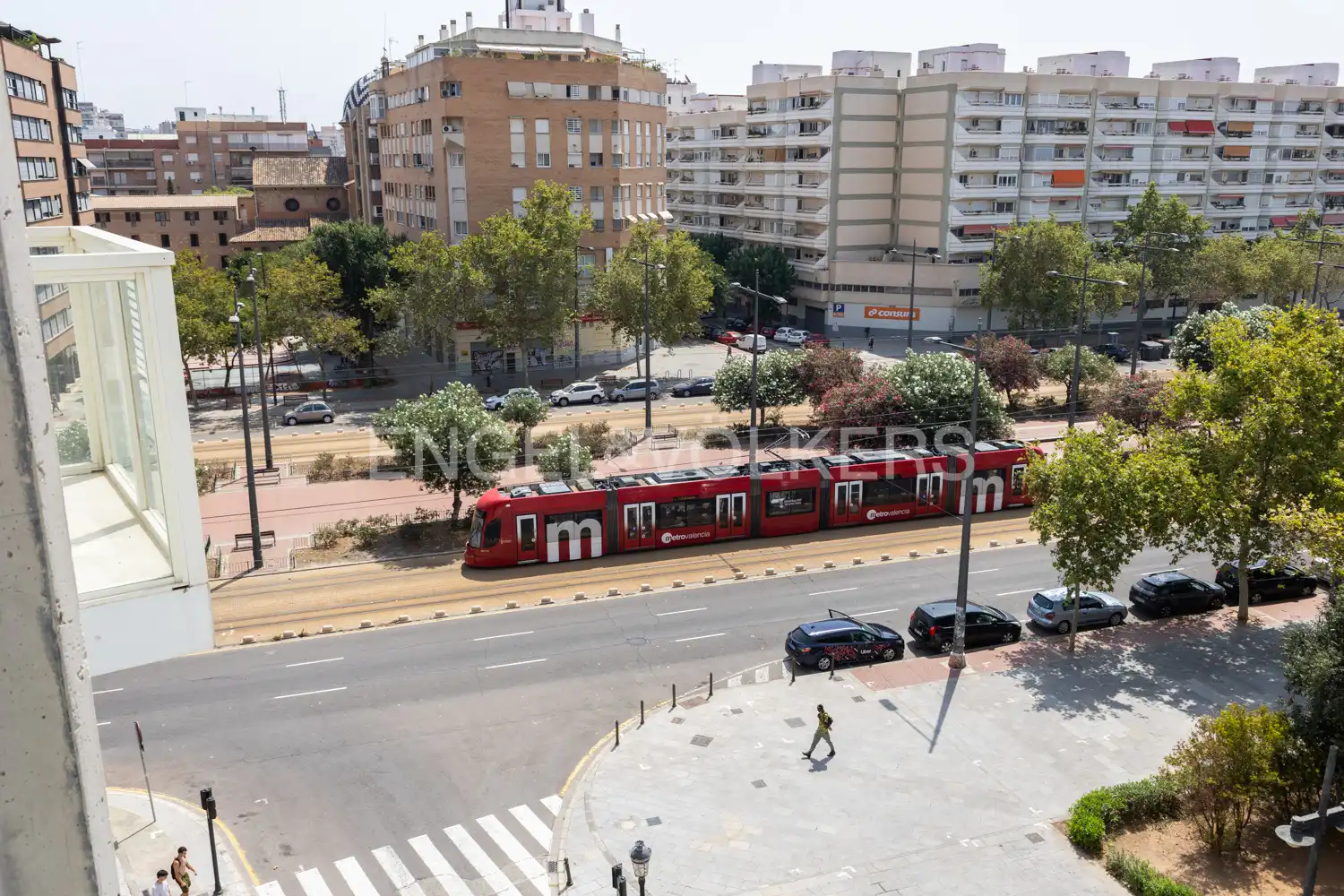 Vista exterior de Àtic de lloguer en Valencia amb Aire condicionat, Calefacció i Parquet